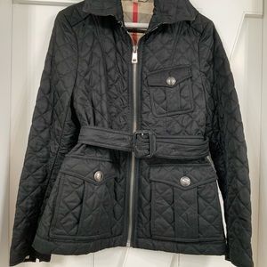 Burberry Brit Black Quilted Jacket sz S